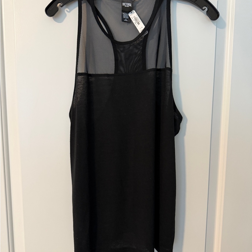 Victoria's Secret Sport black tank top. NWT. Size: L